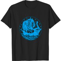 T-shirt avec logo de bateau pirate pour hommes — T-shirts pour hommes