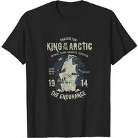 T-shirt pour hommes Shackleton Expedition Ship Antarctica