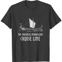 T-shirt pour hommes Viking Ship Cruise Line Odin et Valhalla — T-shirts pour hommes