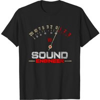 T-shirt VU Meter Ingénieur du Son pour Hommes — T-shirts pour hommes