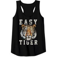 Easy Tiger Distressed Graphic Tank Top for Men