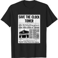 T-shirt Save The Clock Tower Retour vers le Futur pour hommes — T-shirts pour hommes