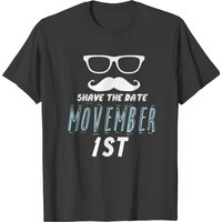 Movember Save The Date T-Shirt for Men