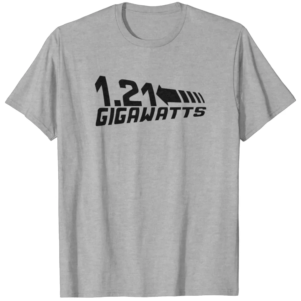 1.21 Gigawatts Men's Heavyweight T-shirt in Sport Grey