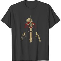 T-shirt Dante pour hommes en noir