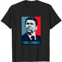 T-shirt Ronald Reagan Président Je Sens des Communistes pour Hommes — T-shirts pour hommes