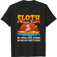 T-shirt cadeau Kayak Sloth pour hommes — T-shirts pour hommes