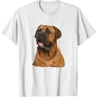 Dog Lover T-Shirt with Dog Head and Face Design — Mens T Shirts