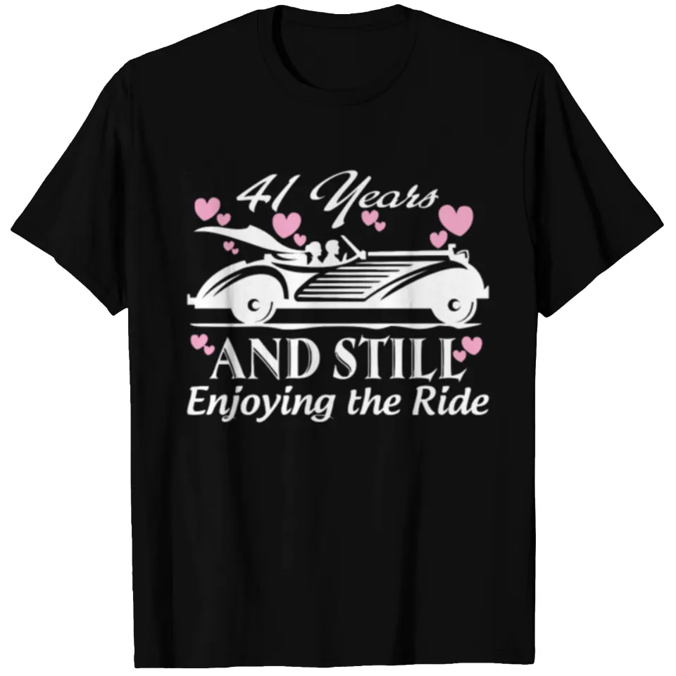 41st Anniversary Wedding T-Shirt for Men — Mens T Shirts