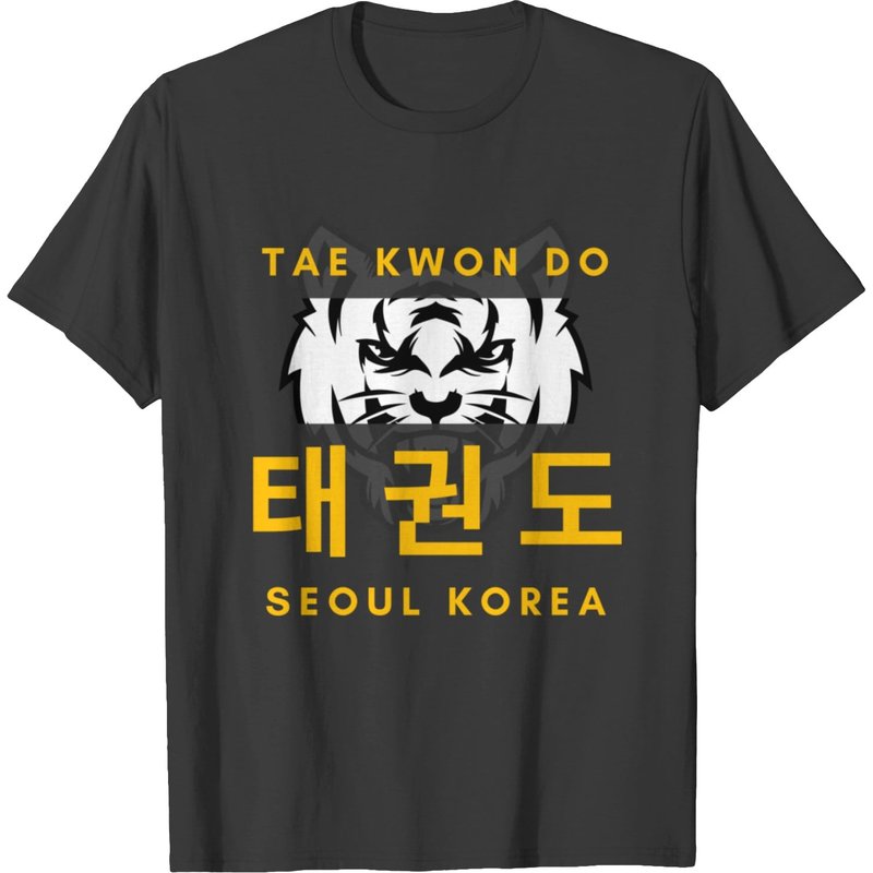 T-shirt Tae Kwon Do Tiger Séoul Corée pour hommes — T-shirts pour hommes