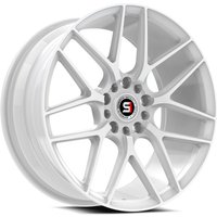 Spec-1 SP-78 White 17x7.5 Rims 5x100 Bolt Pattern 35 Offset — Wheels & Rims