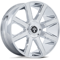 DUB DC273 Pull Chrome Wheels - 24x10 - 5x115 Bolt Pattern — Wheels & Rims