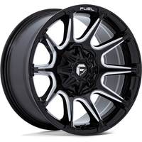 Fuel FC880 Super C Gloss Black Milled Wheels - 20x10 -6x135