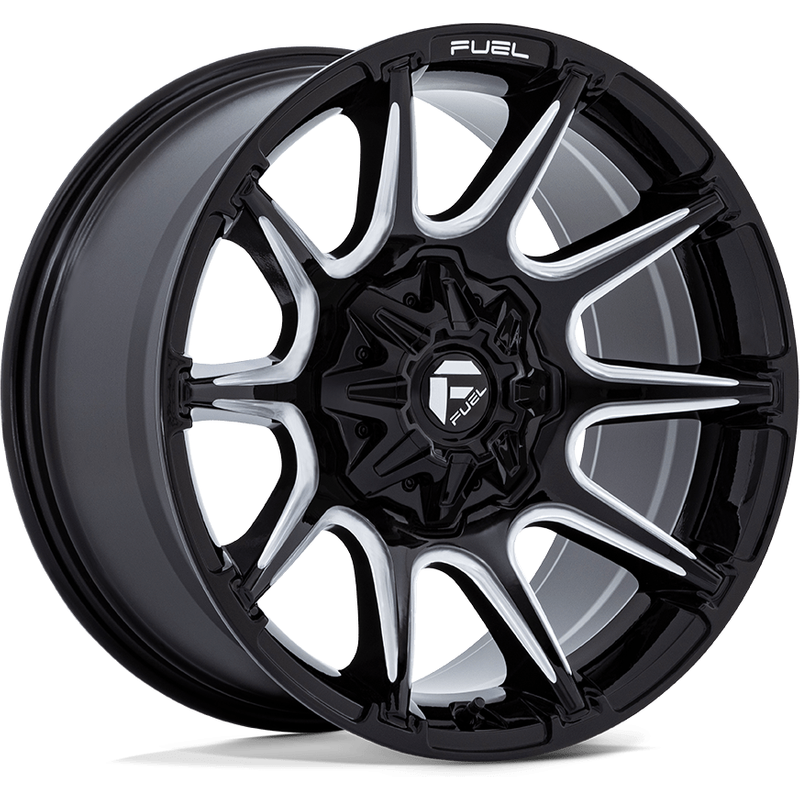 Fuel FC880 Super C Gloss Black Milled Wheels - 20x10 -6x135 — Wheels & Rims