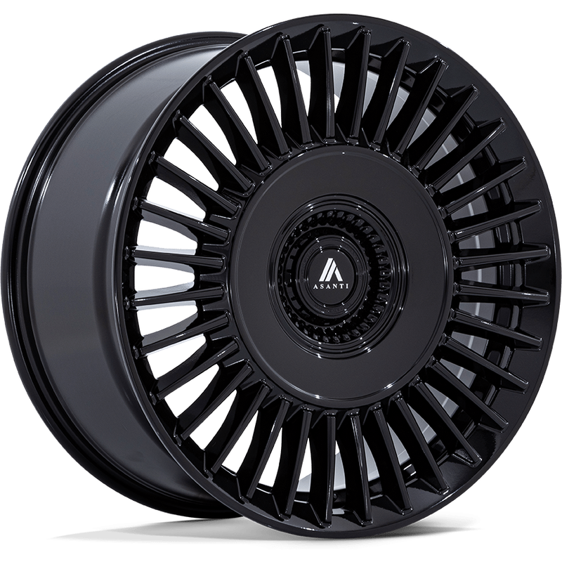 Asanti Black AB040 Tiara Gloss Black Wheel - 20x10.5 - 5x115 — Wheels & Rims