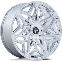Roues DUB DC274 Anomaly Chrome - 24x10 - Motif de boulons 6x135