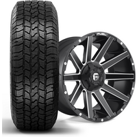 Roues Fuel D616 Contra avec IronMan All Country AT2 - Jantes 20x9