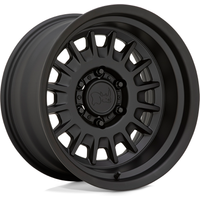 Black Rhino Aliso Matte Black Wheels - 16x8 - 5x139.7 Bolt Pattern — Wheels & Rims