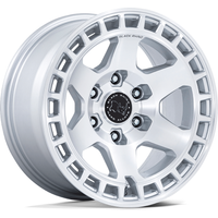 Roues Black Rhino BR022 Bahari Argent Machiné - 17x8.5, 5x114.3 — Roues et jantes