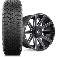 Fuel D616 Contra Wheels with BFGoodrich All-Terrain T/A KO2 - 20x9 — Wheels & Rims