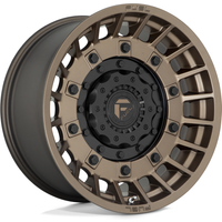 Roues Fuel D725 Militia Bronze avec Noir 20x10 - Motif de boulon 5x114.3