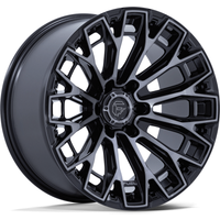 Jante Fuel FC882 Trax Noir Brillant Usiné 17x9 6x135 — Roues et jantes