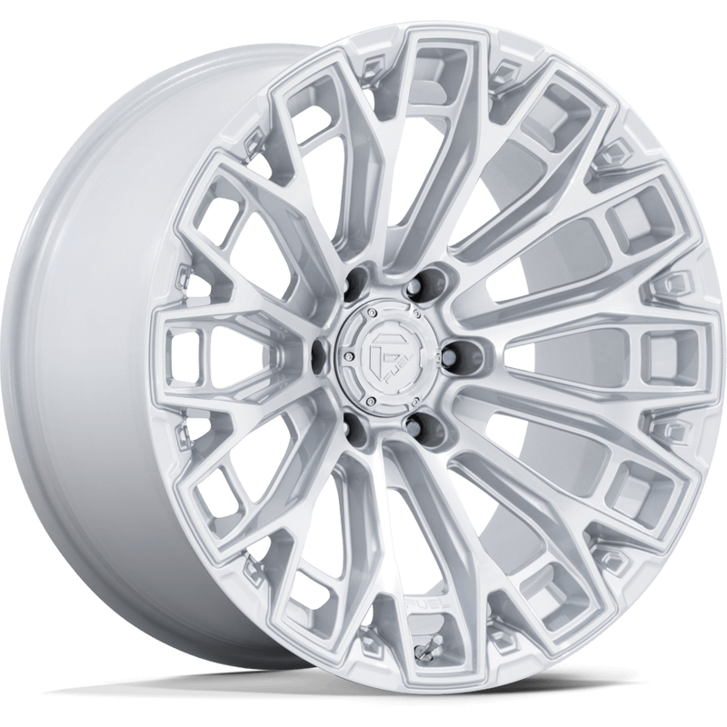 Fuel FC882 Trax Machined Silver Wheels - 17x9 - 6x135 Bolt Pattern — Wheels & Rims