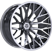 Roues TIS 566C Chrome - 20x12 - Motif de boulons 8x170 -44 déport