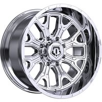 Roues TIS 560C Chrome - 20x9 - Motif de boulons 8x180 - Décalage 18