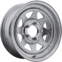 Pacer 28GA Galvanized Spoke Gray Wheel - 14x5.5 - 5x114.3 — Wheels & Rims