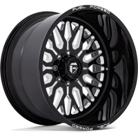 Roues Fuel FF109 Gloss Black Mill-mach - 20x9 - Motif de boulonnage 8x165.1