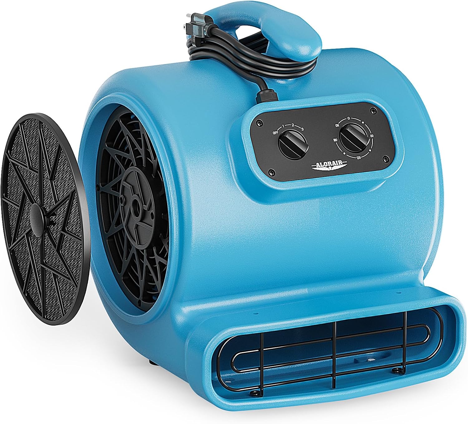 AlorAir 2000 CFM Air Mover with Timer and MERV-1 Filter | GE2000TF
