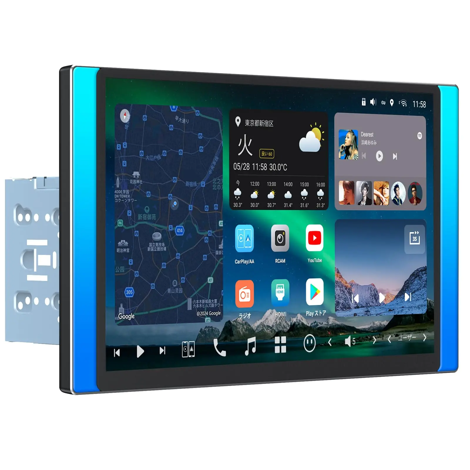 Atotozone AI Android Car Navigation System 12.5" QLED Display