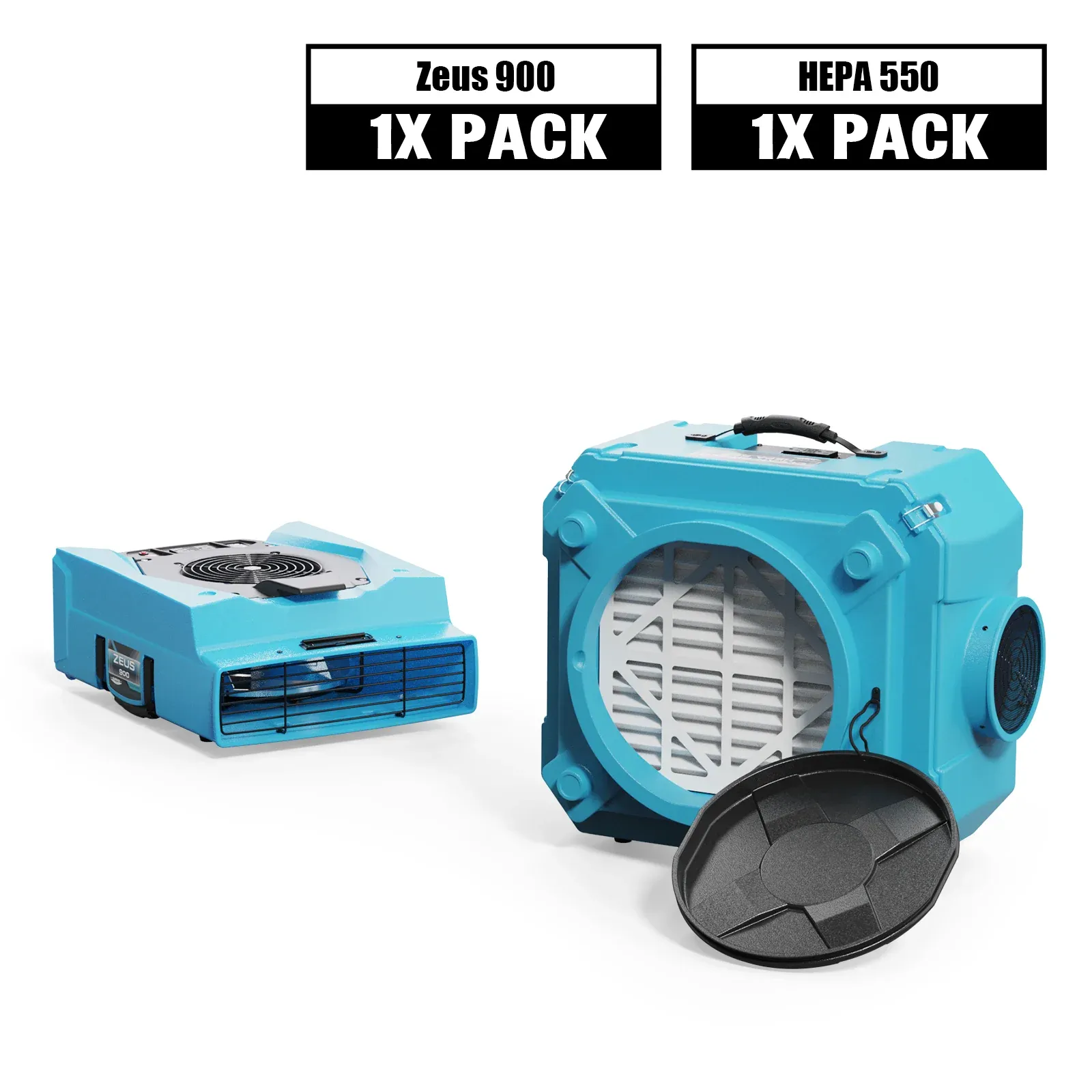 AlorAir Solutions Zeus 900 Air Mover and CleanShield HEPA 550 Scrubber — Audio Amplifiers & DACs