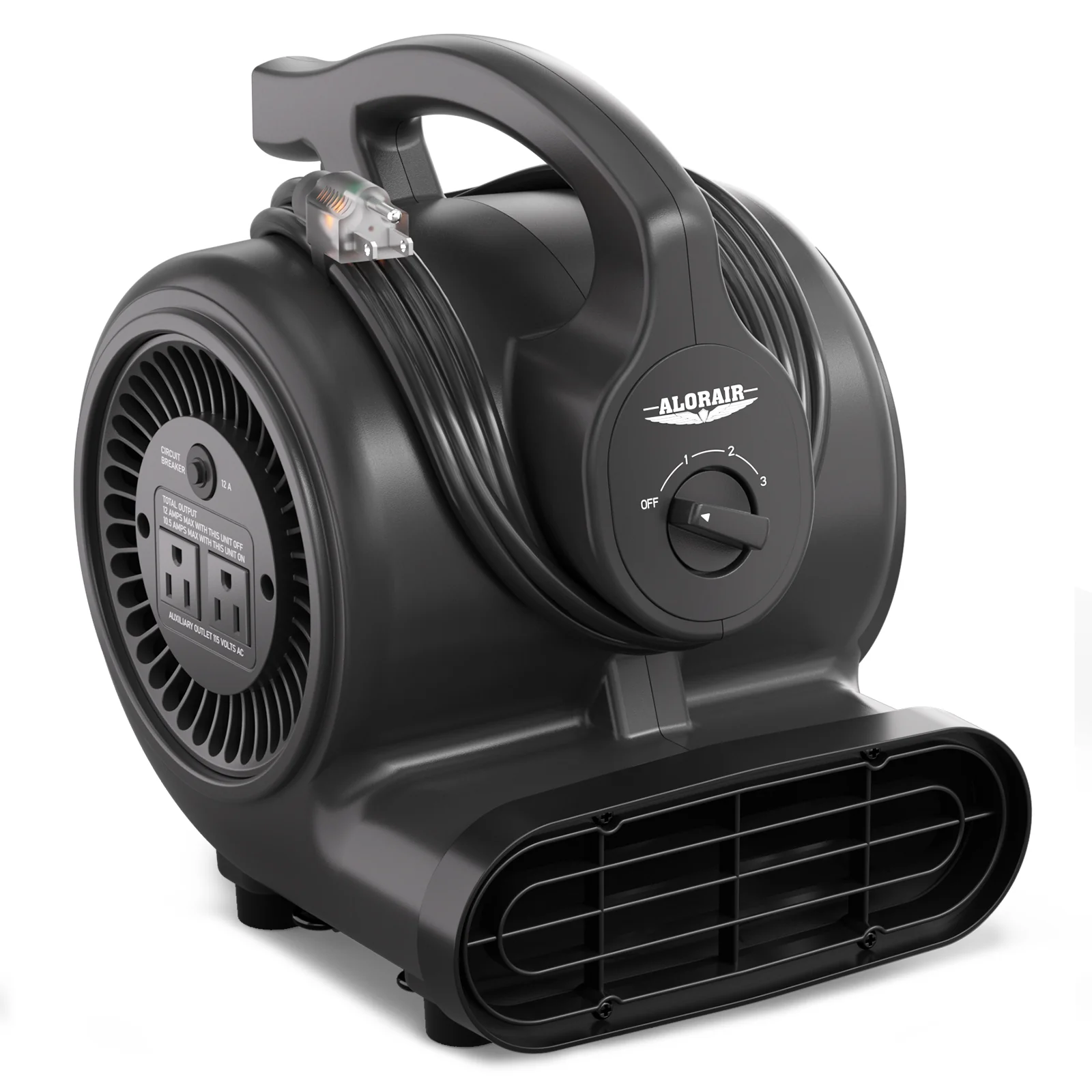 AlorAir GF600A Souffleur d'air 600 CFM avec 3 vitesses et 5 angles — Produits d'entretien