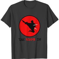 T-shirt pour hommes Tae Kwon Do coup de pied volant