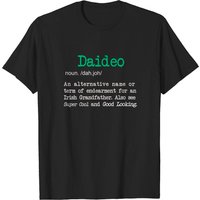 T-shirt Définition Funny Daideo pour Grand-père Irlandais