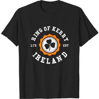 Ring Of Kerry Ireland Shamrock Irish Badge T-shirt for Men — Mens T Shirts