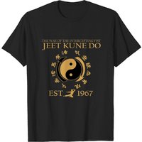 T-shirt Jeet Kune Do pour hommes en noir
