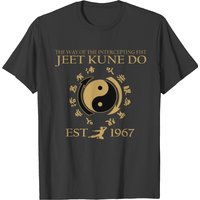 T-shirt Jeet Kune Do pour hommes en noir — T-shirts pour hommes