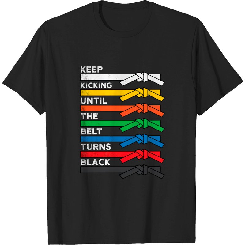 T-shirt Cool Ceinture Taekwondo pour Hommes - T-shirt Arts Martiaux
