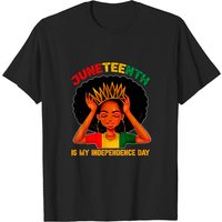 T-shirt Juneteenth est mon jour d'indépendance Black Girl Queen pour hommes — T-shirts pour hommes