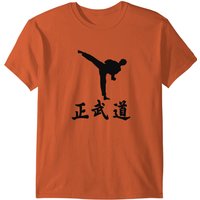 Chung Moo Doe Youth T-Shirt in Orange