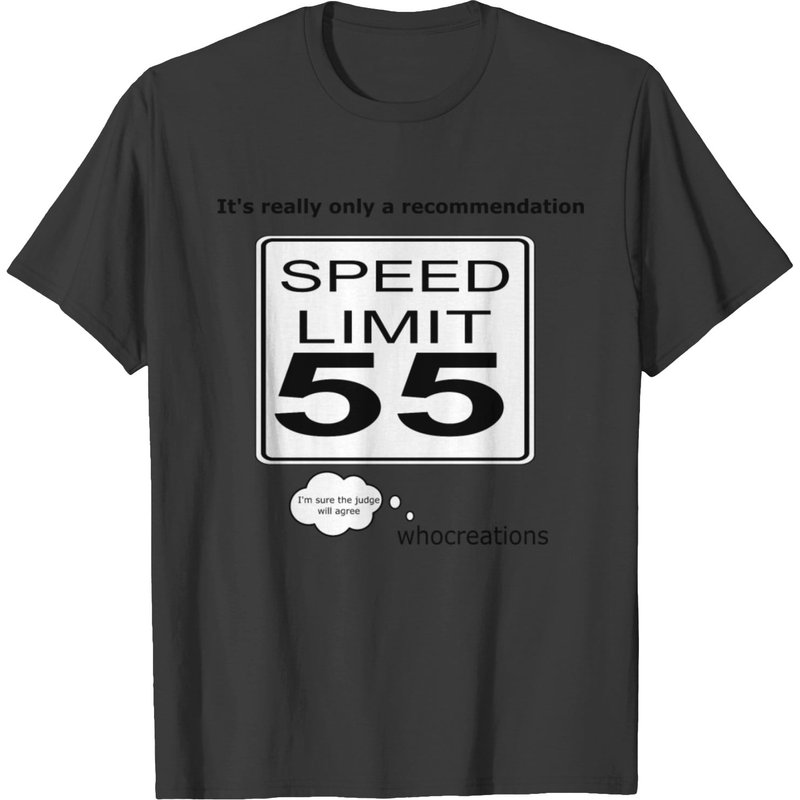 Is the Speed Limit Really 55? Men's T-Shirt — Mens T Shirts