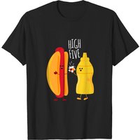 Hot Dog & Mustard High Five Men's T-shirt