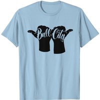 T-shirt Bull City pour hommes en bleu clair — T-shirts pour hommes