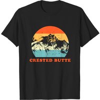 Crested Butte Vintage Mountain Lovers Throwback Gi T-shirt