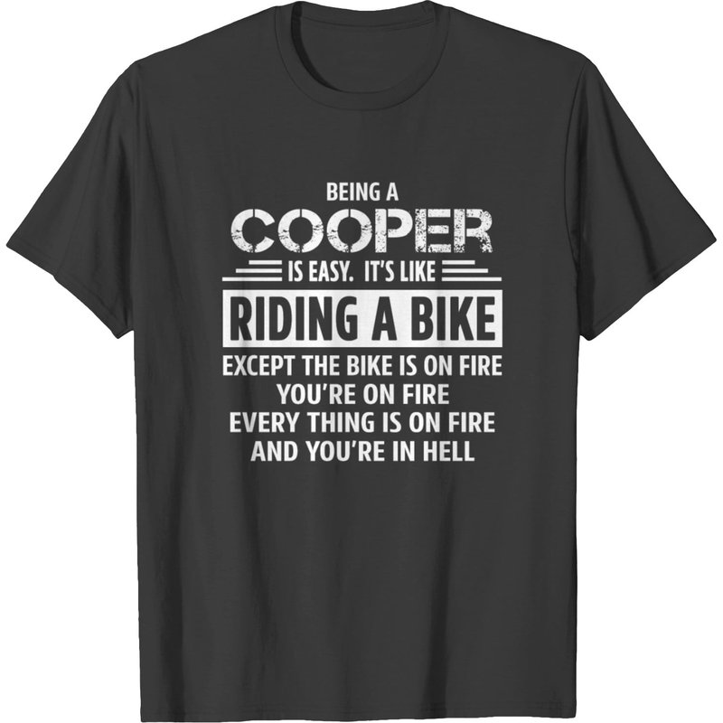 T-shirt Cooper pour hommes en noir — T-shirts pour hommes