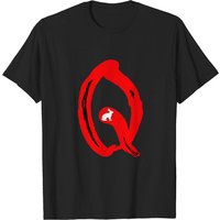 T-shirt Q Rabbit pour hommes en noir
