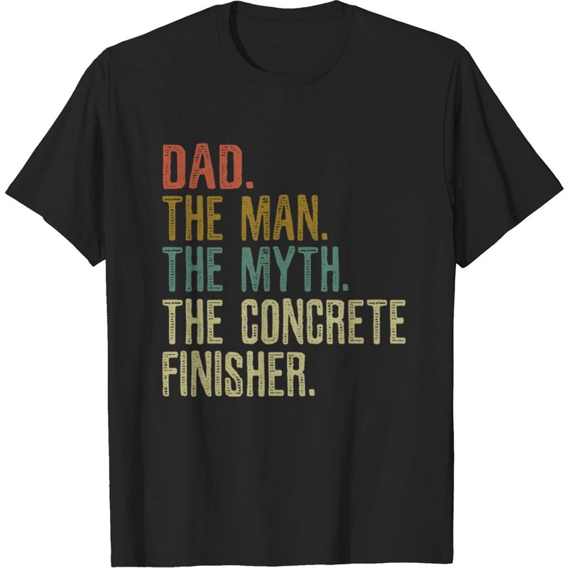 T-shirt pour hommes Dad et finisseur de béton — T-shirts pour hommes